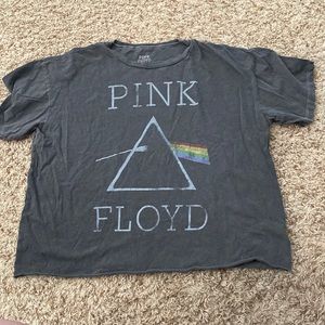 Pink Floyd crop tee